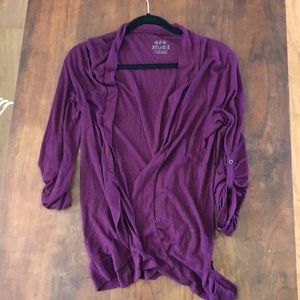 Purple Cardigan